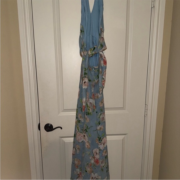 Yumi Kim Spencer blue floral Maxi Dress size medium - Picture 7 of 12
